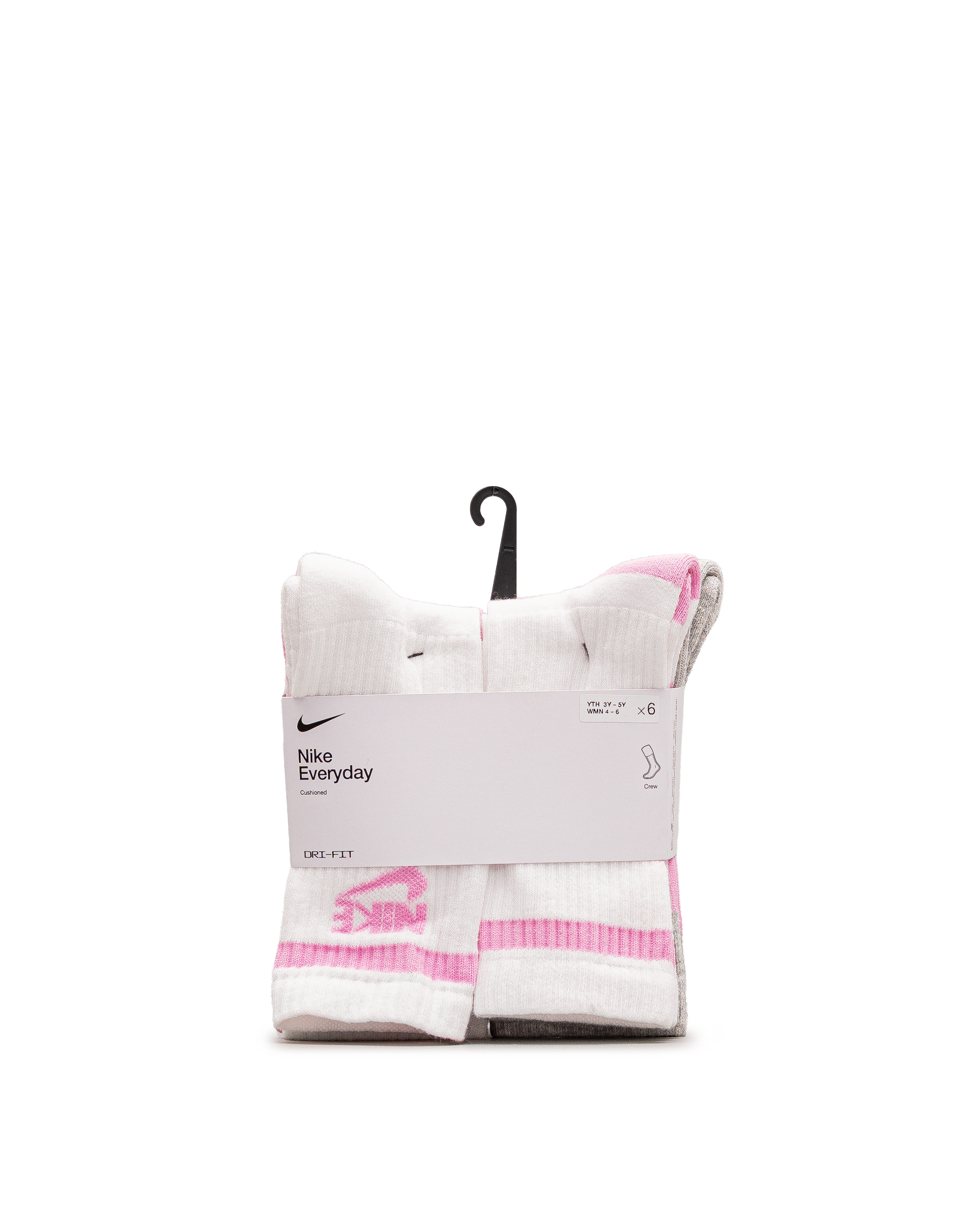Kids cushioned crew 6pk - Rose pale - #97B-256