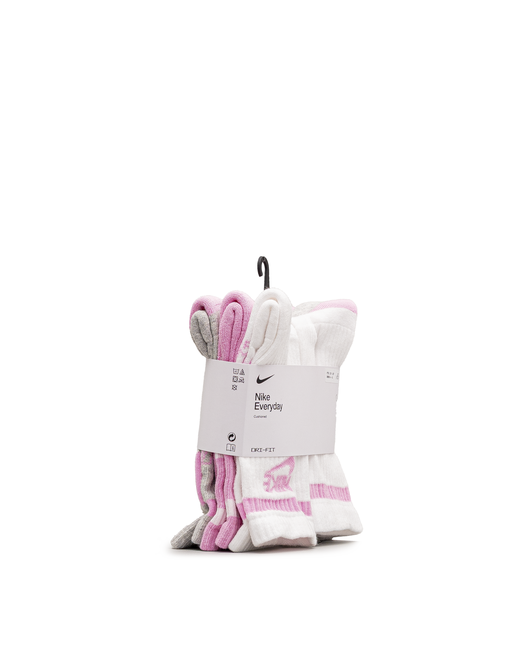 Kids cushioned crew 6pk - Rose pale - #97B-256