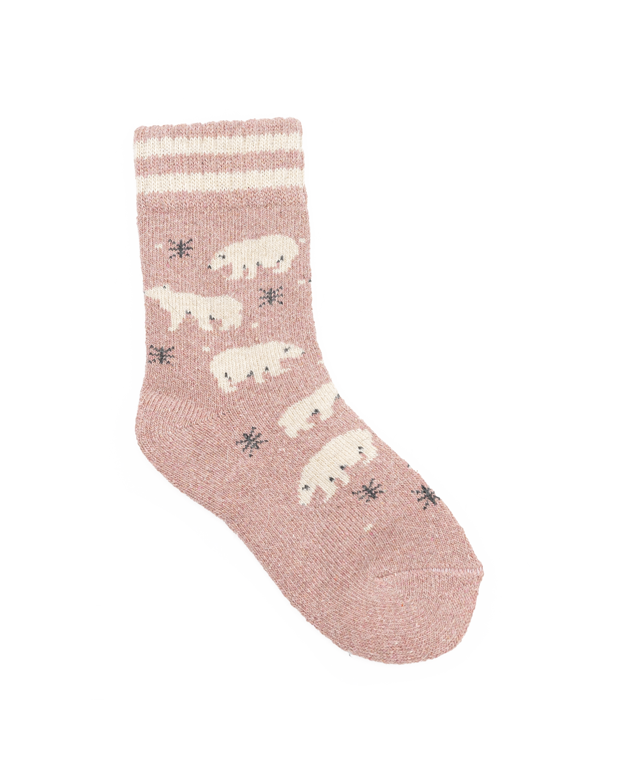 Bas enfant `laine  - Rose pale - #97B-25