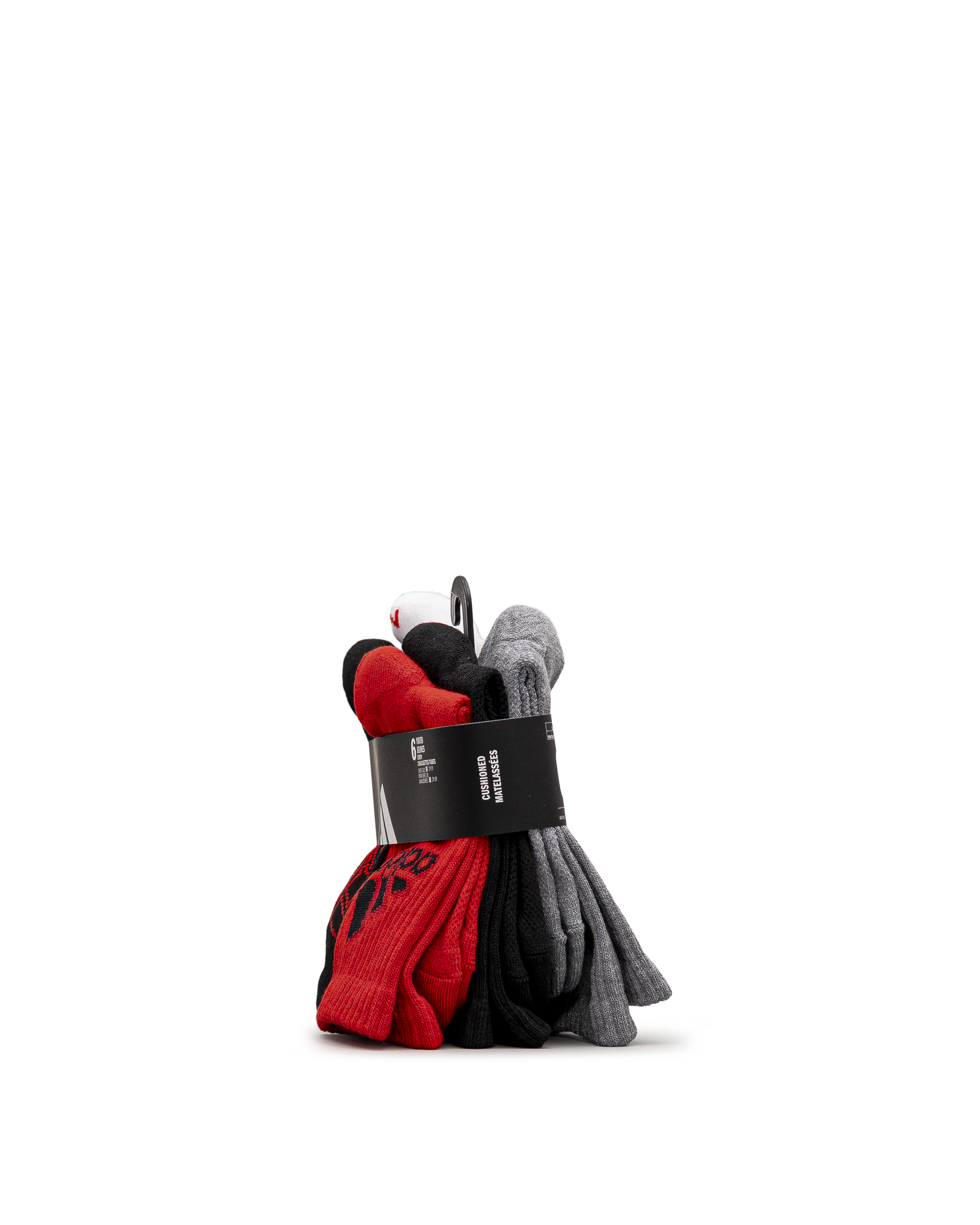 Yth cush mixed 2.0 6pk  - Rouge&noir - #97B-41