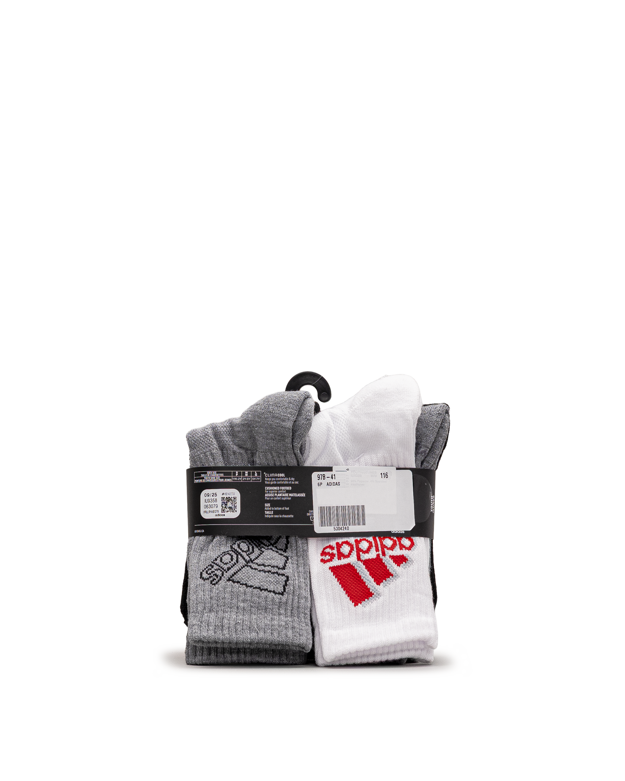 Yth cush mixed 2.0 6pk  - Rouge&noir - #97B-41