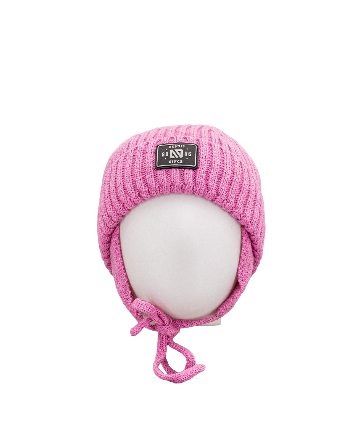 Tuque en tricot 2 14y - Rose - #97D-149