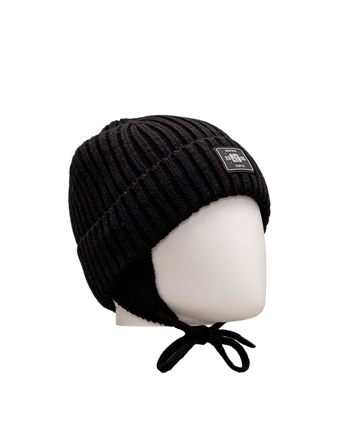 Tuque en tricot 2 14y - Noir - #97D-149