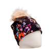 Tuque pompom jersey 5 14y - Fleur - #97D-206