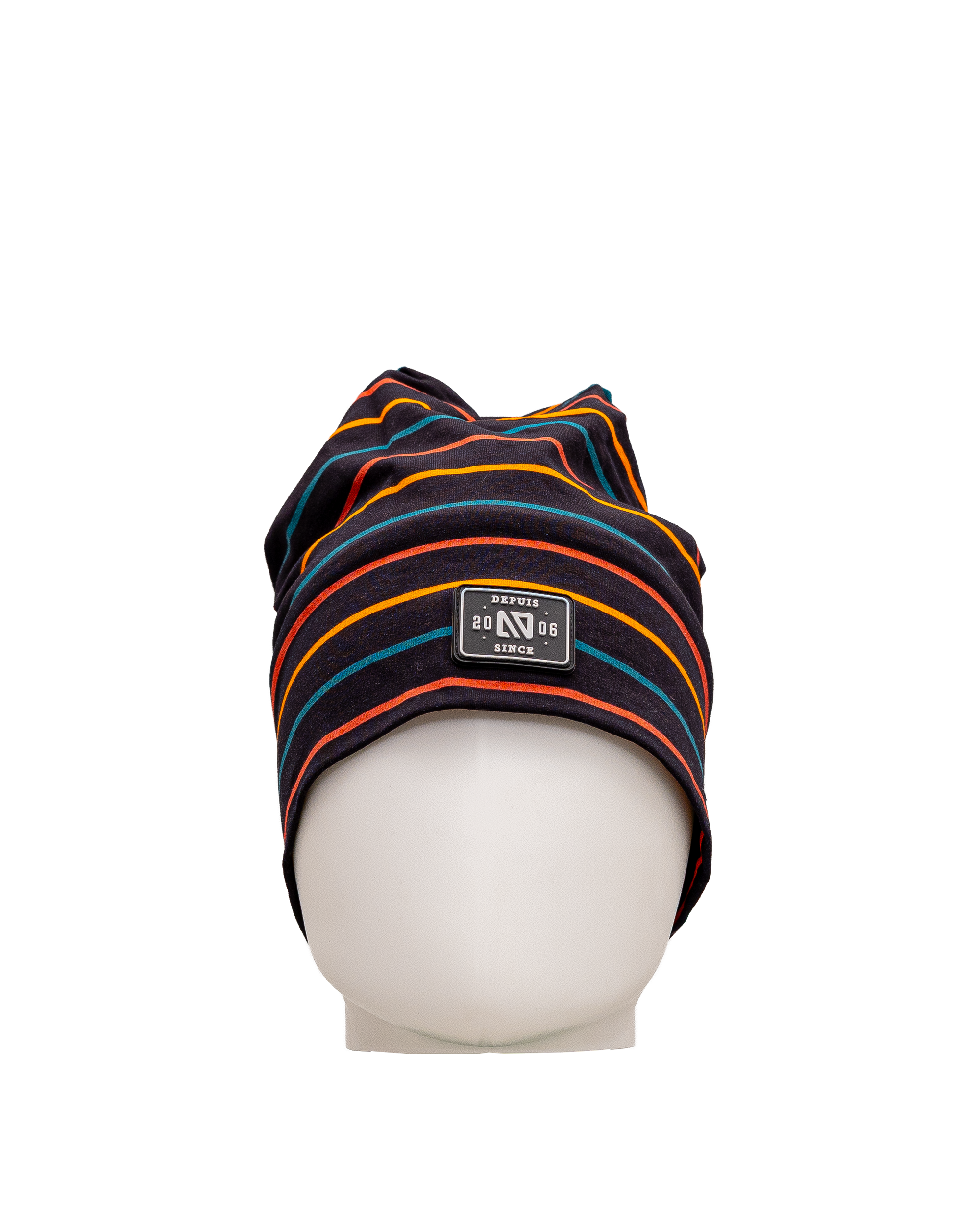 Tuque jersey 5 14y  - Noir multi - #97D-207