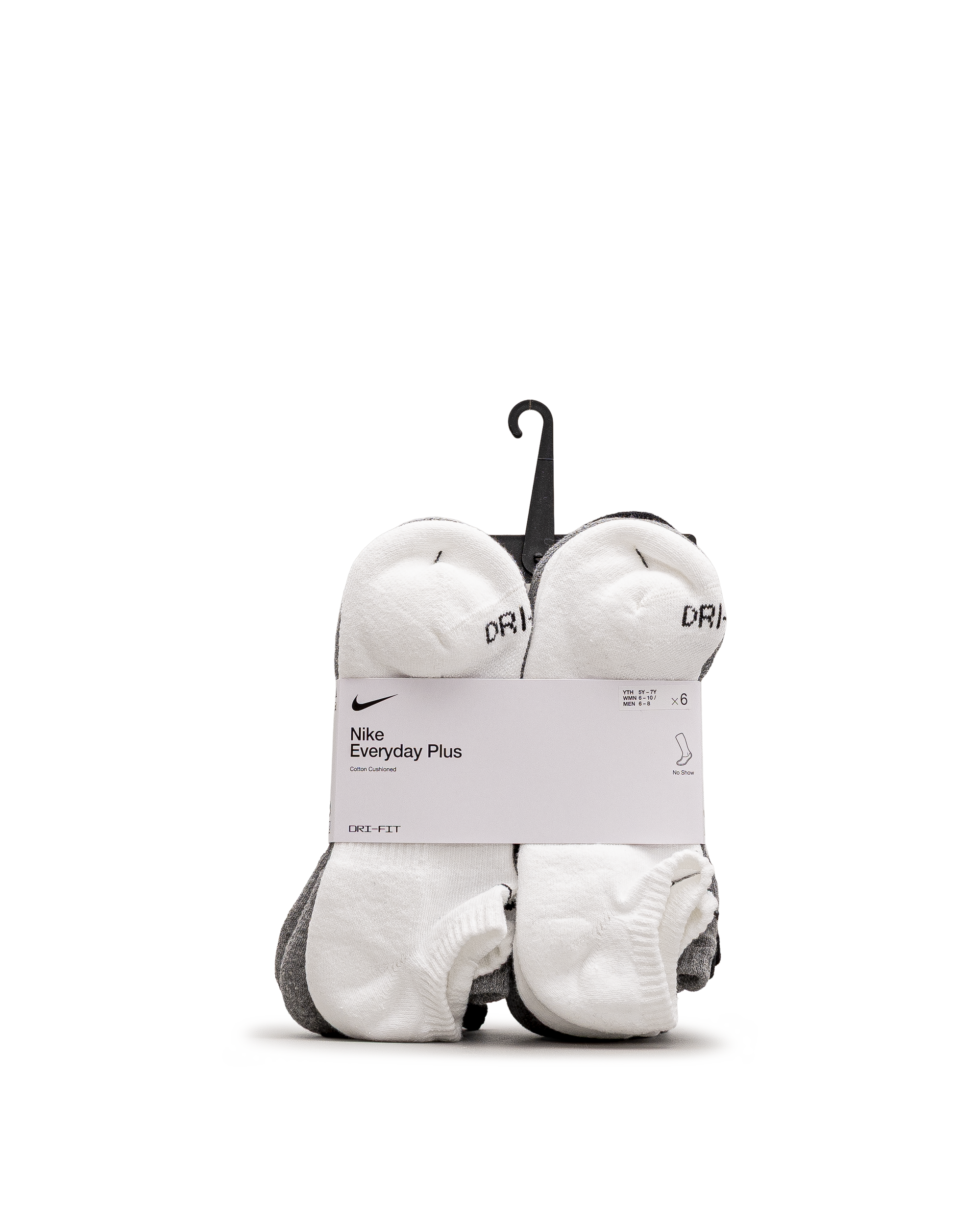 Training no show sock 6pk - Noir multi - #98B-06