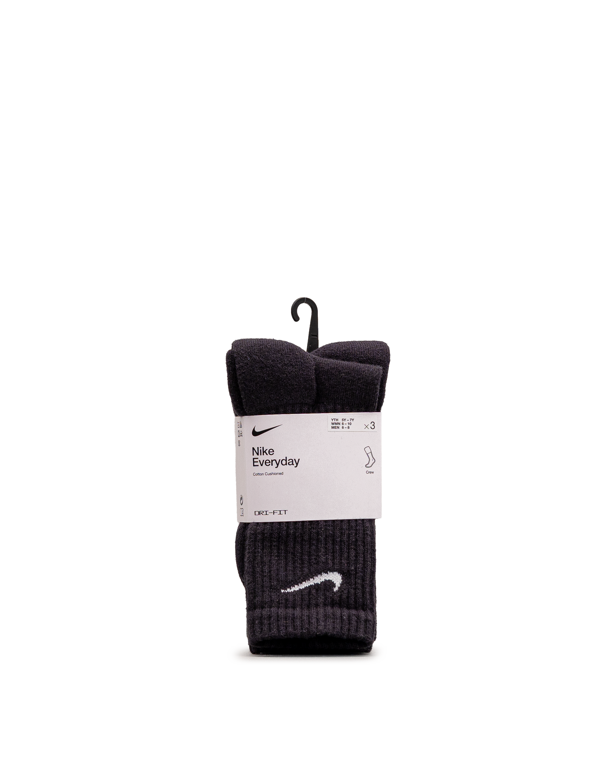 Training crew socks 3pk - Noir - #98B-09