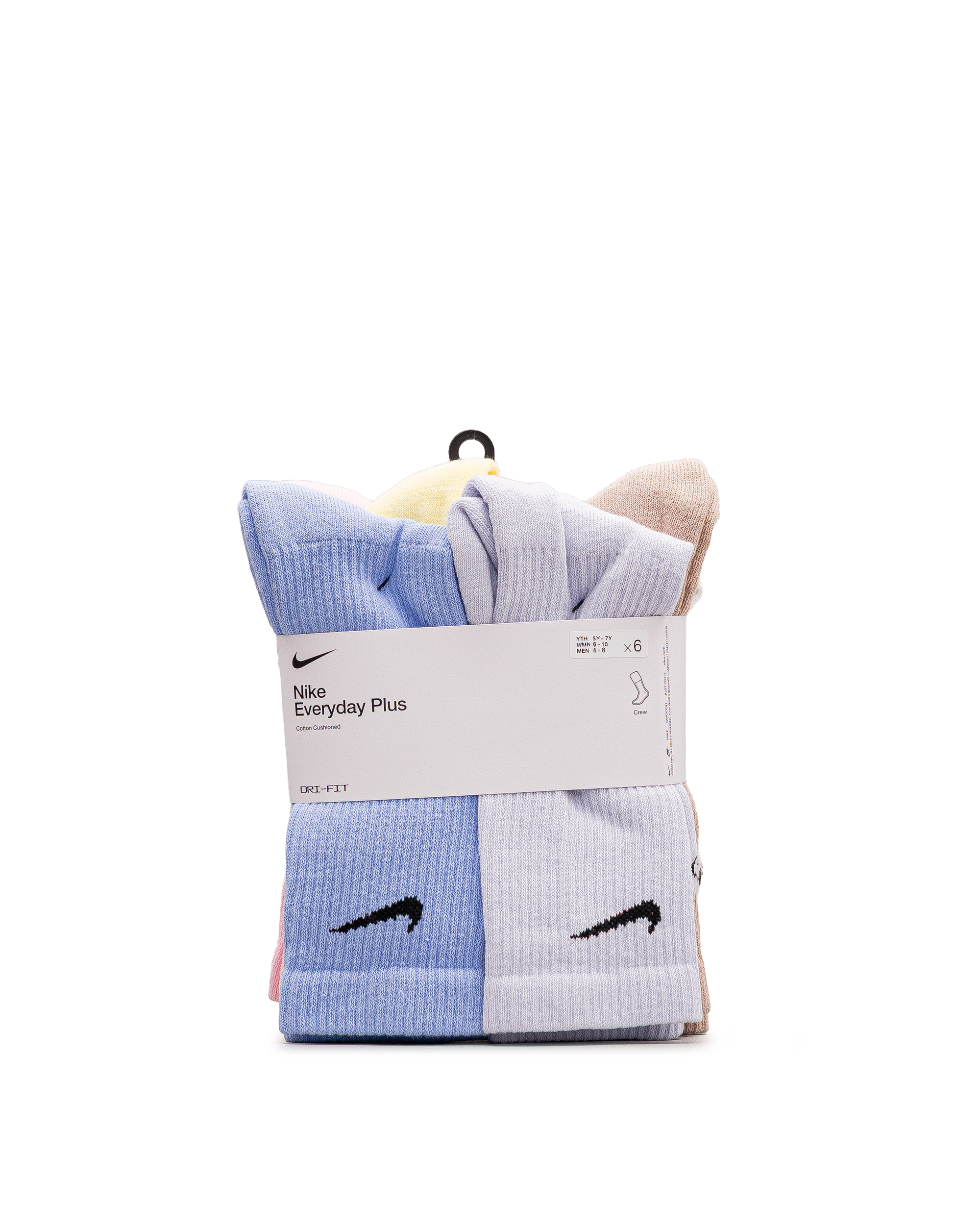 Unisex training socks 6pk - Rose pale - #98B-15